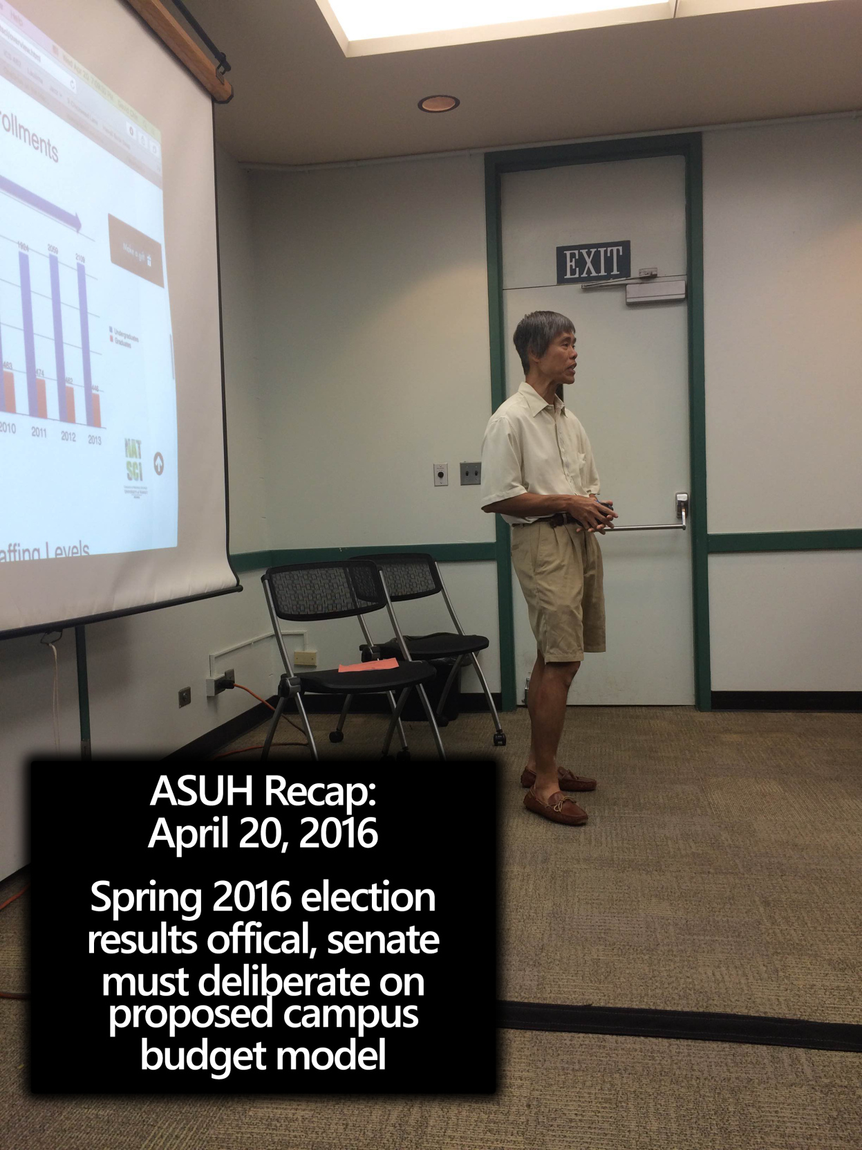 ASUH Recap: April 20, 2016